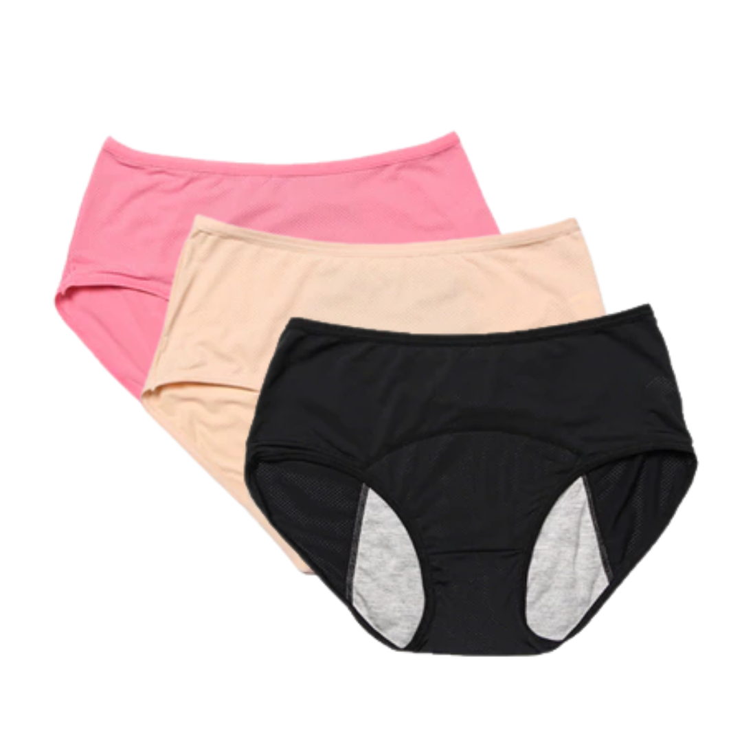 Calcinha Antivazamento Para Incontinência Urinária Confort Pague 2 Leve 3