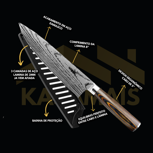 Facas Profissionais Fire oX Linha Churrasqueiro