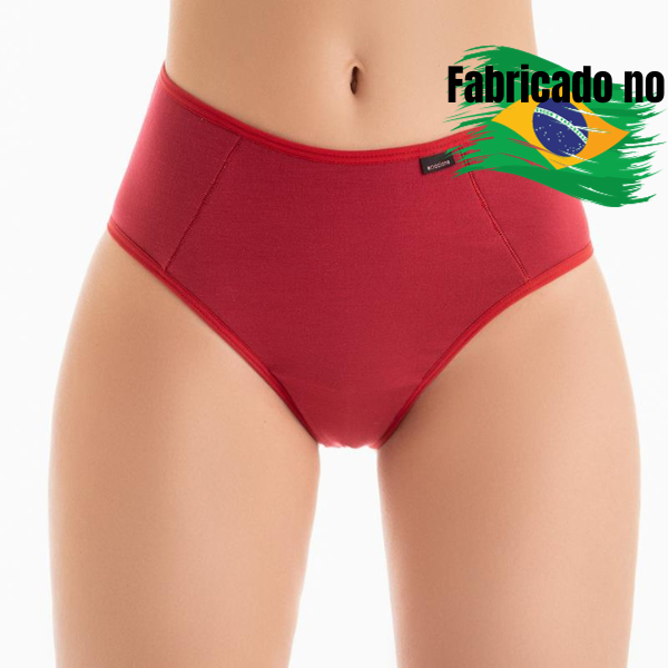 Calcinha Absorvente Menstruação sem Incômodo Confort SUPER - Kit Promocional 2 Unidades