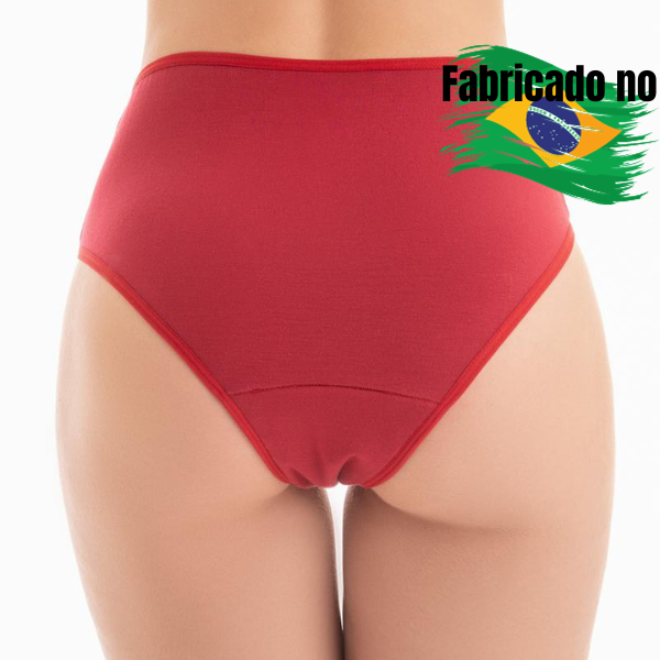 Calcinha Absorvente Menstruação sem Incômodo Confort SUPER - Kit Promocional 2 Unidades