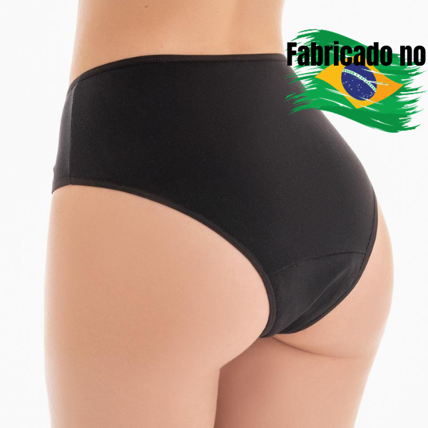 Calcinha Absorvente Menstruação sem Incômodo Confort SUPER - Kit Promocional 2 Unidades