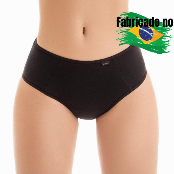 Calcinha Absorvente Menstruação sem Incômodo Confort SUPER - Kit Promocional 2 Unidades