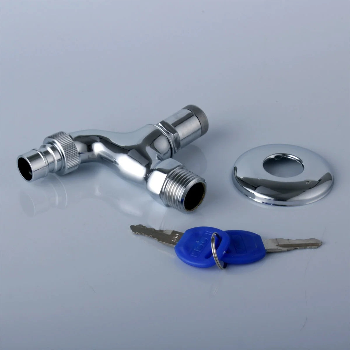 Torneira com Chave de Bloqueio Antifurto para Área Externa