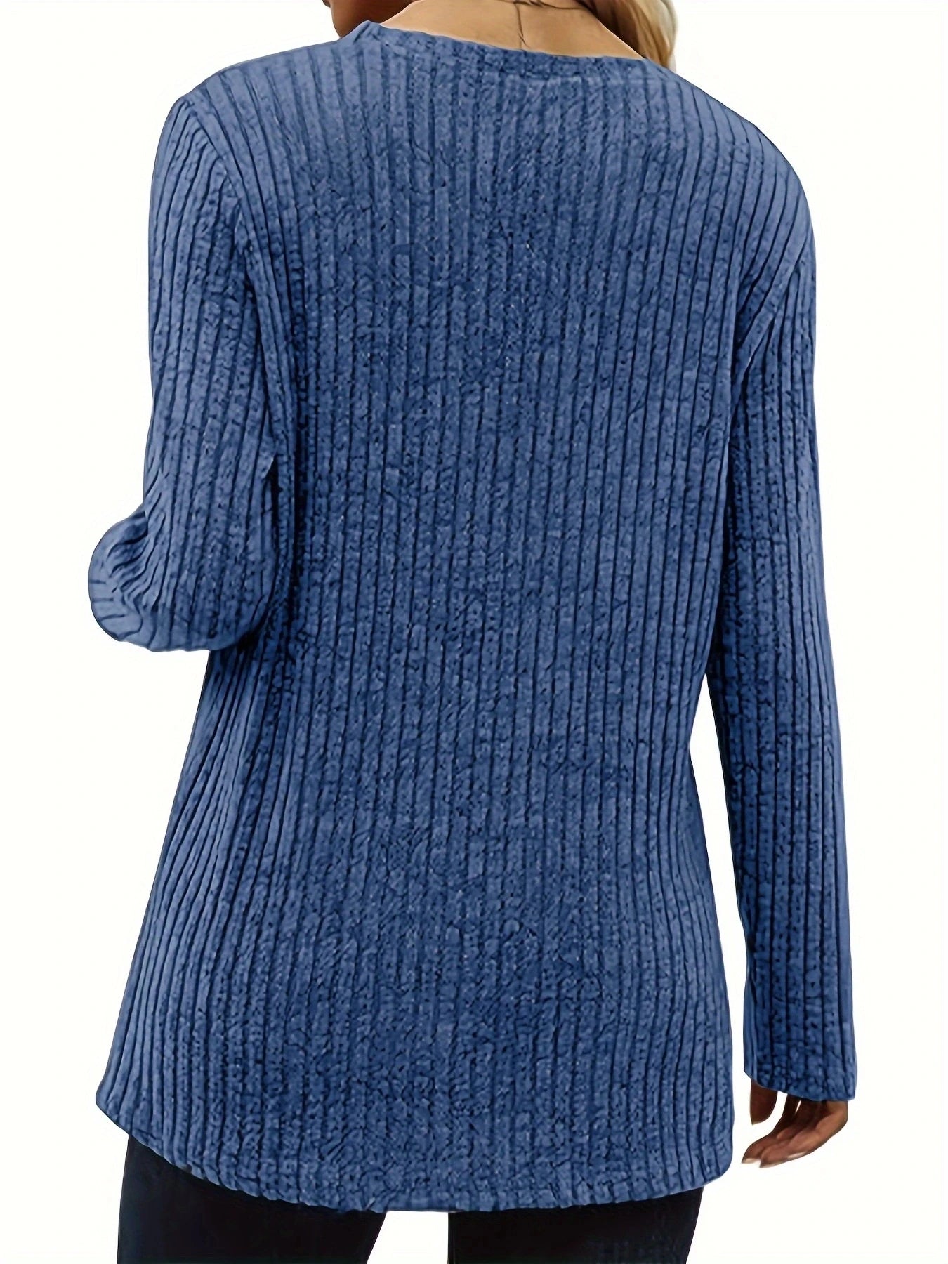 Blusa de Manga Feminina - Gola redonda