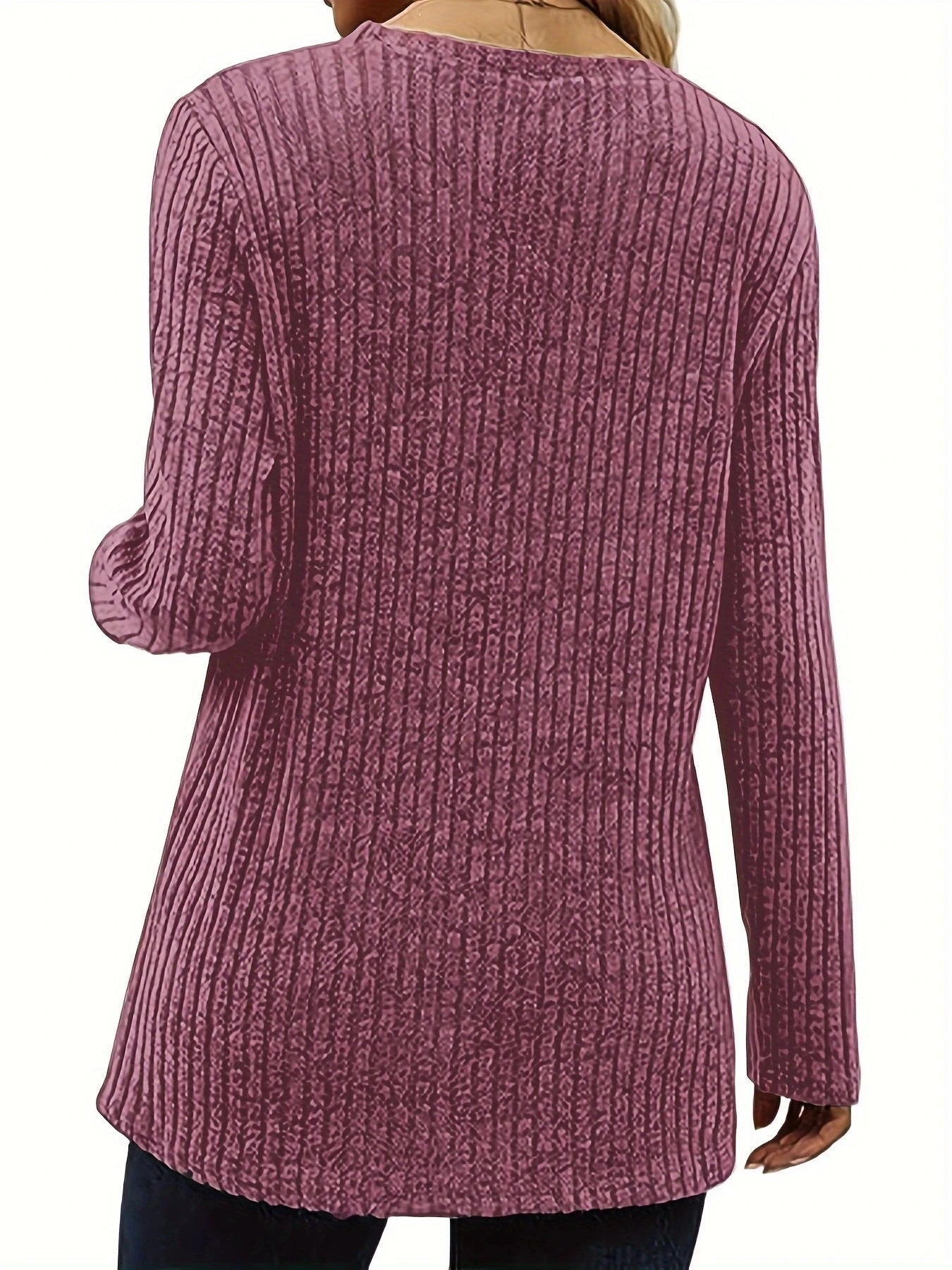 Blusa de Manga Feminina - Gola redonda