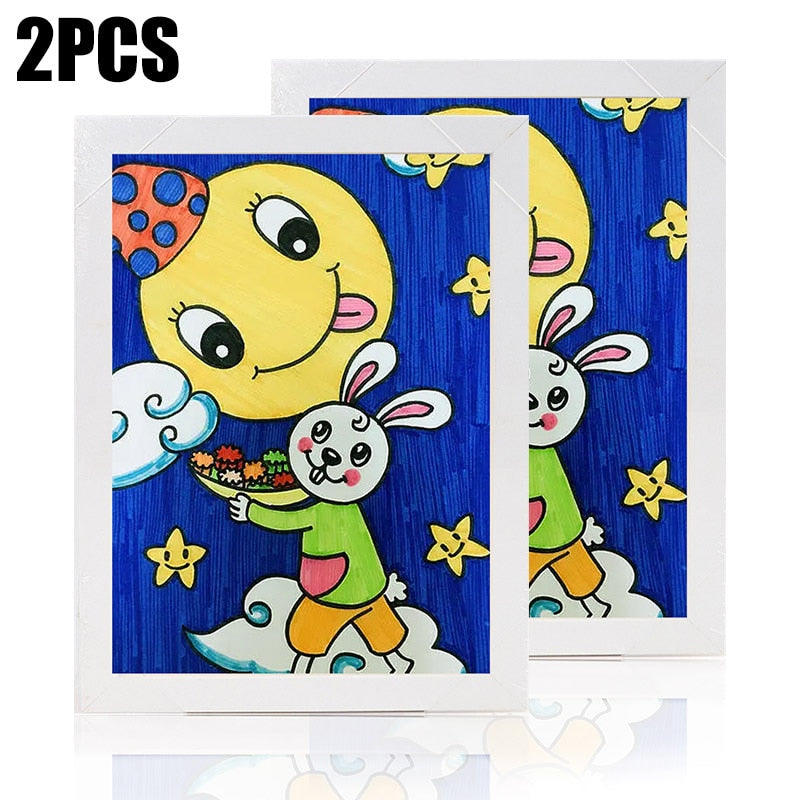 Quadro Porta Desenhos Infantil Tamanho A4