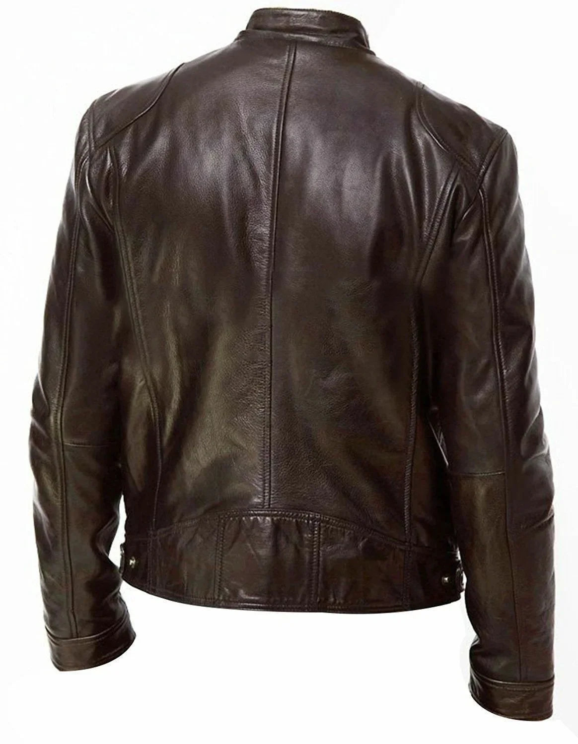 Jaqueta de Couro Bomber - Masculina