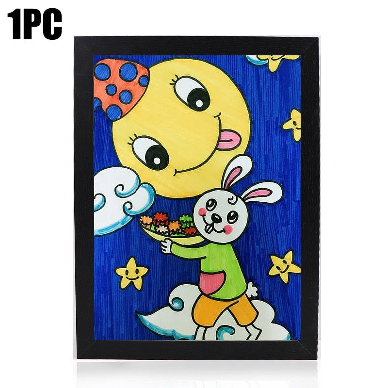 Quadro Porta Desenhos Infantil Tamanho A4