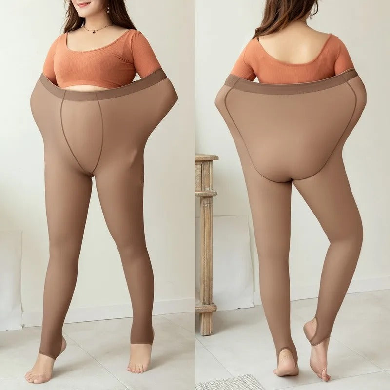 MEIA CALÇA PELUCIADA TRANSLÚCIDA - Compre 1 Leve 2