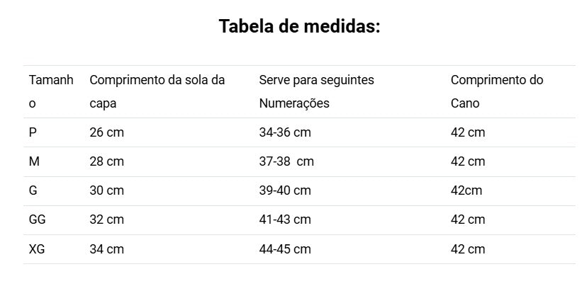 Capa para Sapatos Impermeável e Antiderrapante