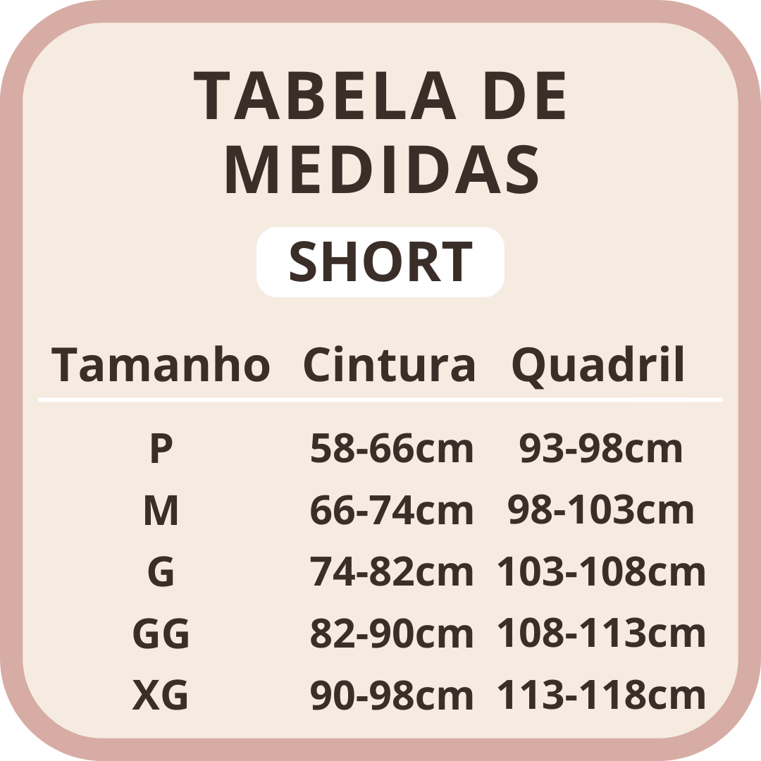 Shorts Modelador sem Costura Feminino