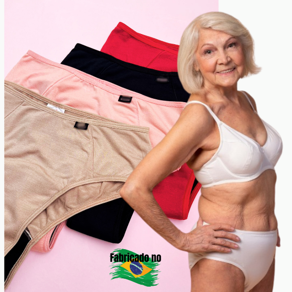 Calcinha Para Incontinência Urinária Confort SUPER - Kit Promocional 2 Unidades