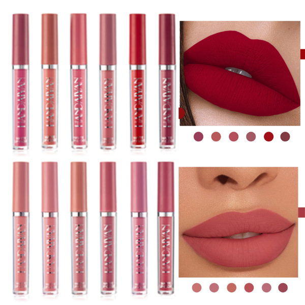 Batom Matte Bellaby Kit 6 Cores