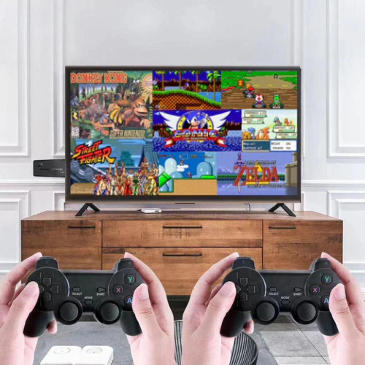 Vídeo Game Retrô Portátil 4K 10.000 Jogos 64G Games Classicos