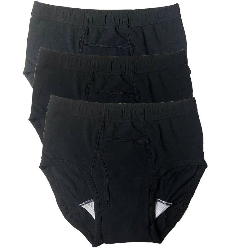 Cueca Antivazamento Confort -Kit Promocional 3 Unidades