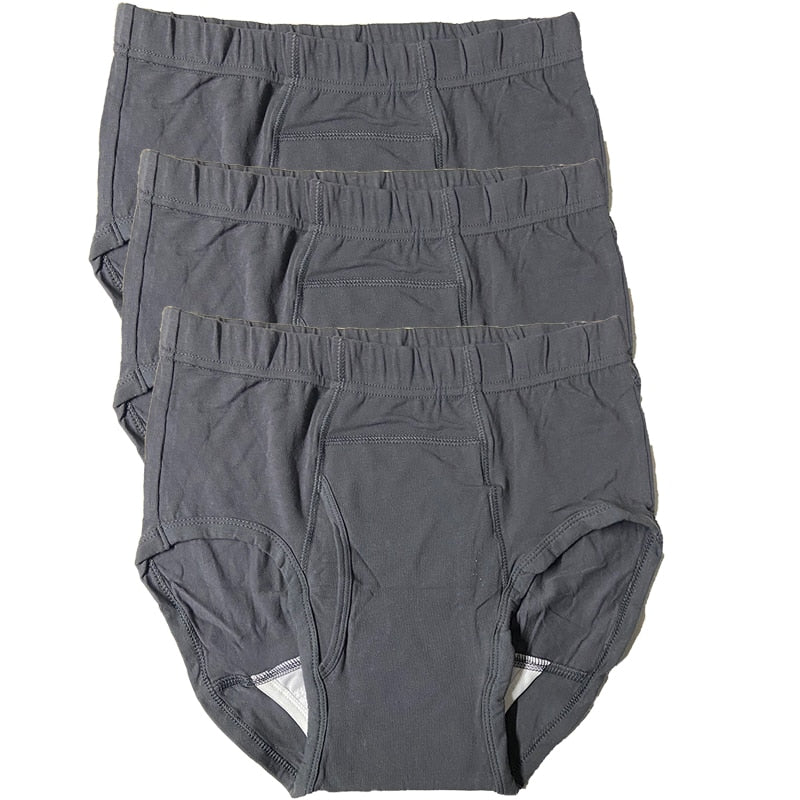 Cueca Antivazamento Confort -Kit Promocional 3 Unidades