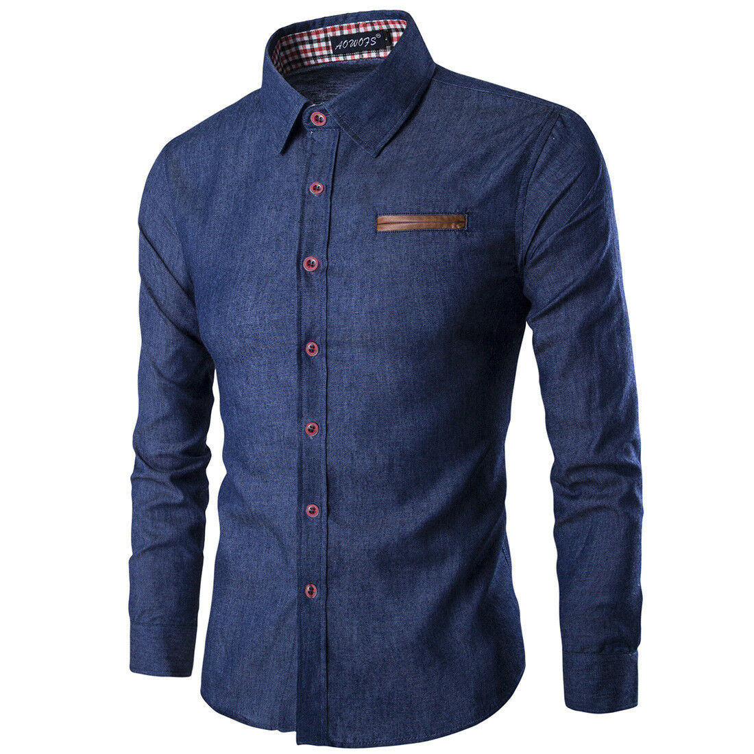 Camisa de Botão Jeans Masculina