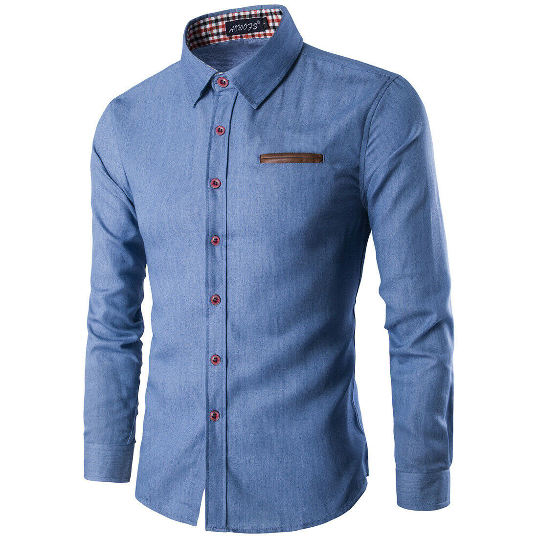 Camisa de Botão Jeans Masculina