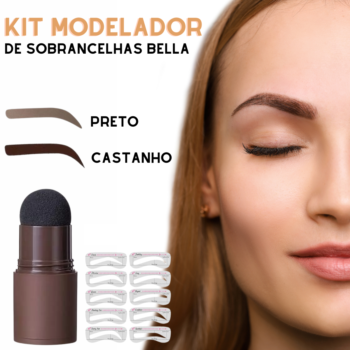 Kit Modelagem de Sobrancelha Bella
